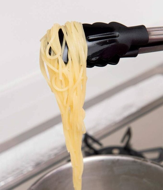 1時間のつけおきでも、ゆで時間3分でちょうどよいかたさ