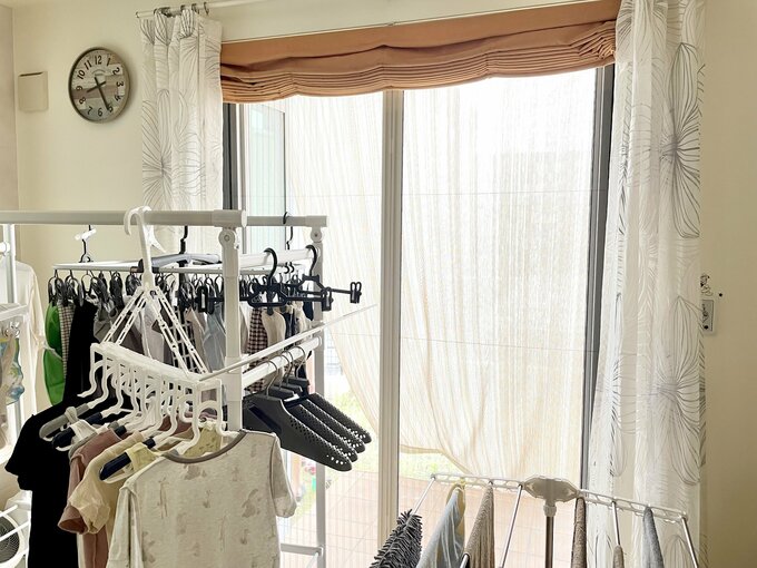 窓をあけて換気