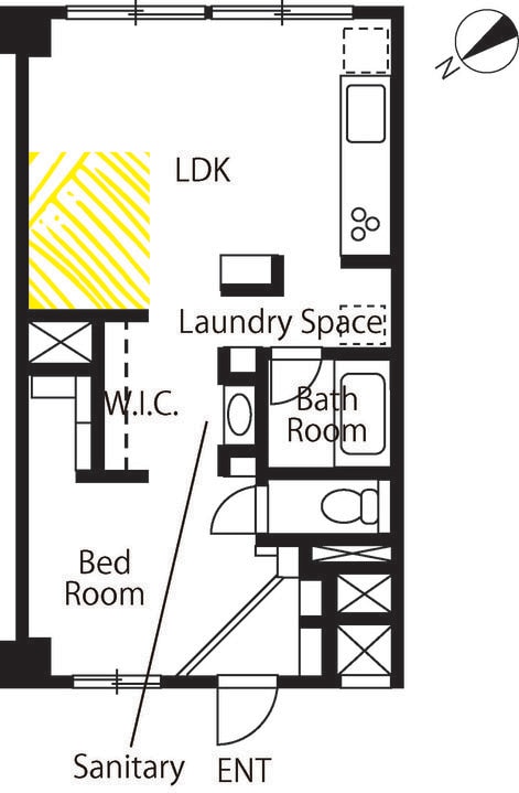 リノベーション後の間取り図