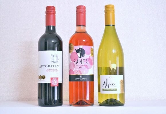 赤・白・ロゼのチリ産ワイン