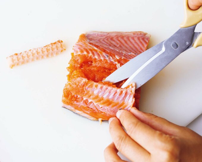 骨をとりのぞく画像