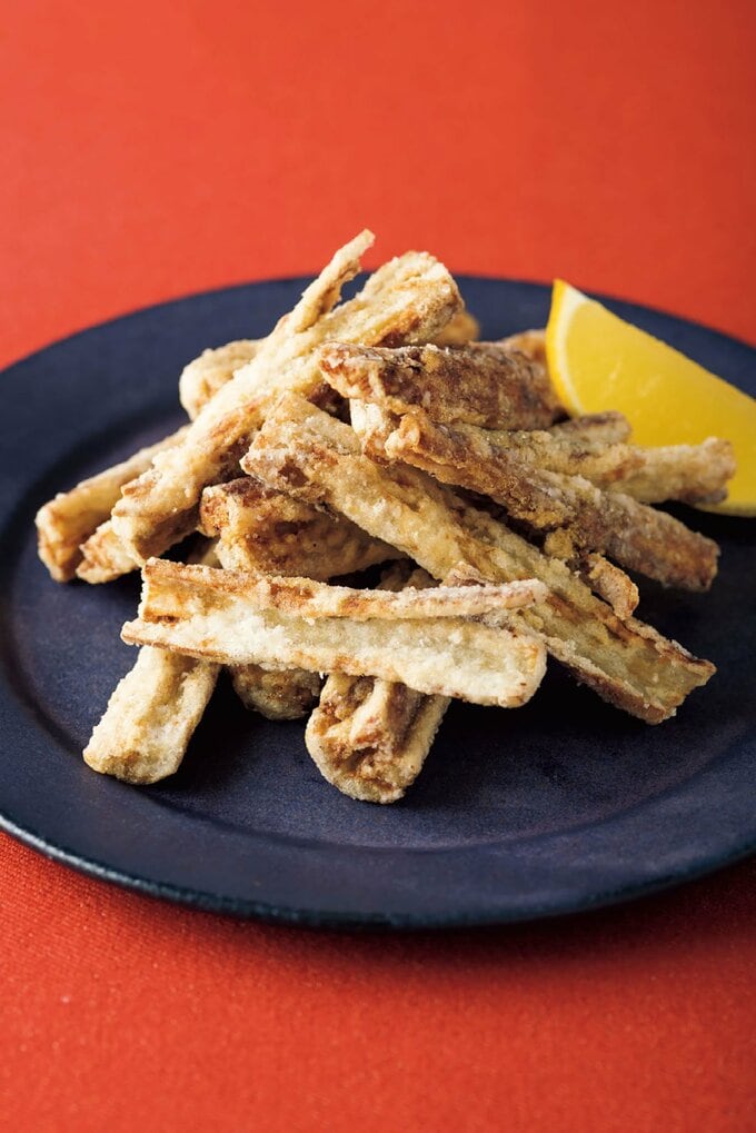 ゴボウの竜田揚げ