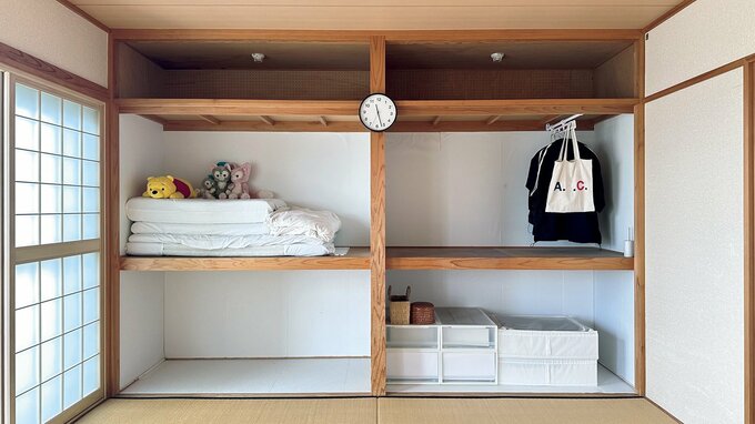 すっきりとしたKさんの押し入れ