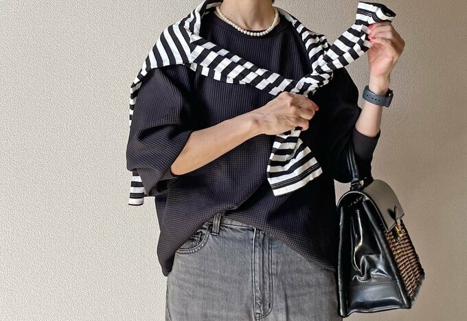 肩掛けトップス