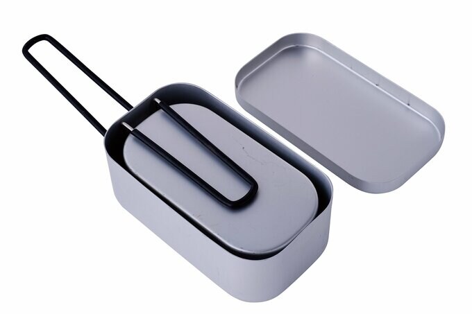 メスティン1.5号のなかに、メスティン1合がぴったり収まる