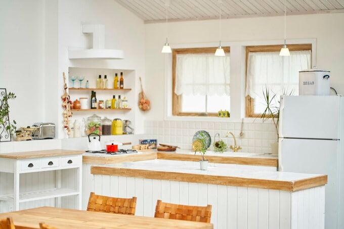 オープンなキッチン