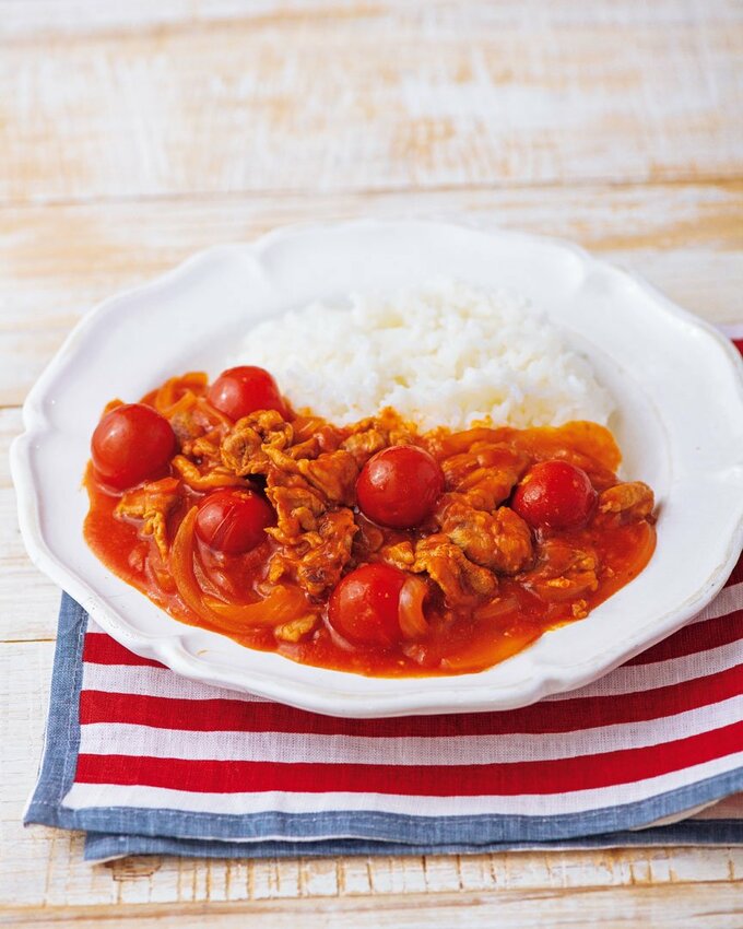 トマトジュースでハヤシライス