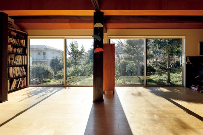 ペアガラスのサッシ