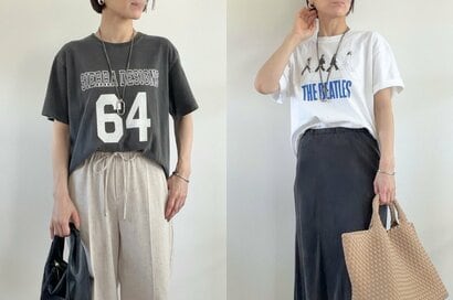 40代からの「Tシャツ似合わない問題」を解決。選び方のポイント3つとスタイルアップコーデ2つ