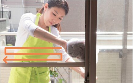 ＜窓回りの掃除術＞網戸→窓ガラス→サッシの順で行うのが正解です！