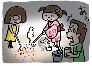 バーベキュー、虫、花火…身近な「夏の危険」を避けるには