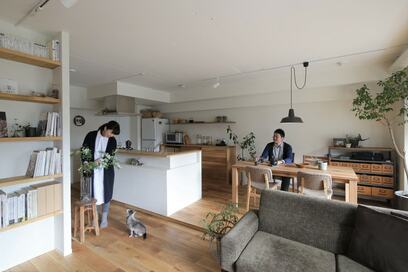 リノベだから叶った！ マンションなのに自然素材を楽しめる家