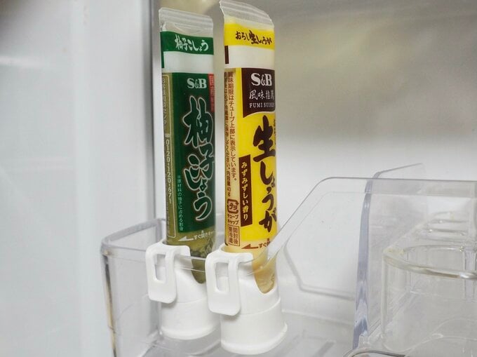 フックを使った様子