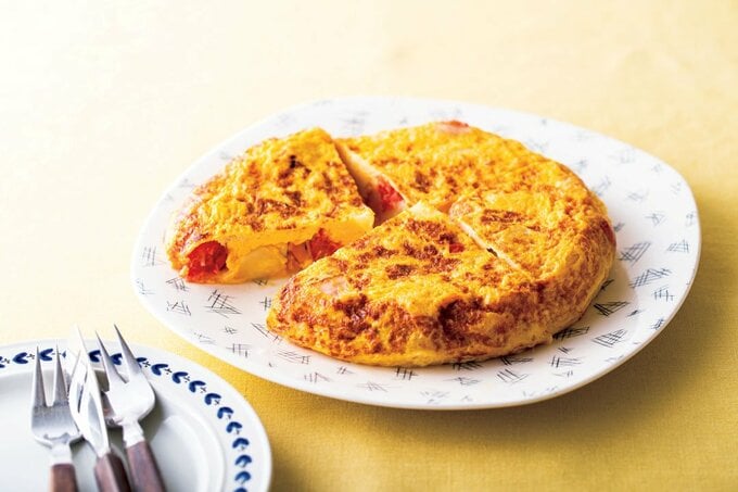 ベーコンとジャガイモのスパニッシュオムレツ