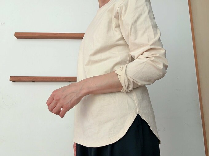 ユニクロ、ソフトコットンラウンドヘムT