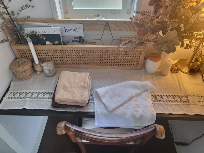 キッチン脇にあるスタディースペース