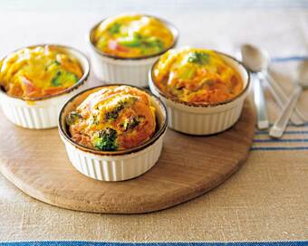 パイ生地不要の太らない「キッシュ」。具だくさんで見た目もかわいい