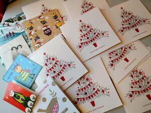 クリスマスカード文化は日本の年賀状と多少似ているかも