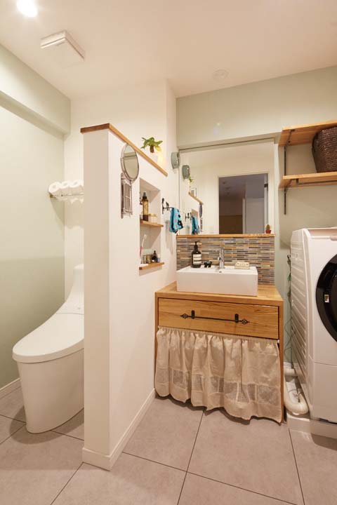 ホテルのようなサニタリー