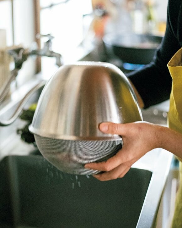 ボウルとざる重ね