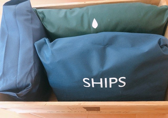 袋を納戸に収納