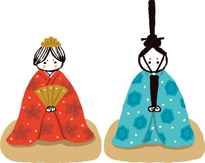 雛人形イラスト