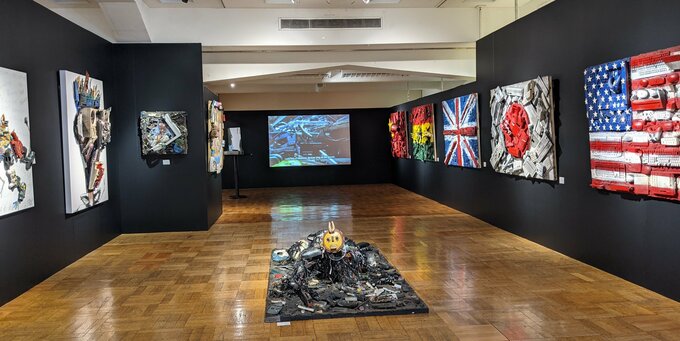 電子ゴミアート展覧会