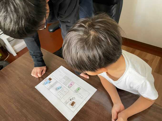 家族会議の様子