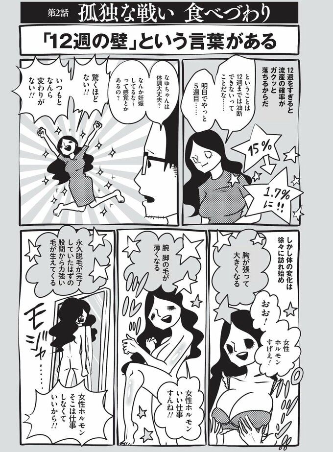 漫画 わが子ちゃん 第2話 妊娠中のつわりがしんどすぎ とにかく腹が減って Esseonline エッセ オンライン