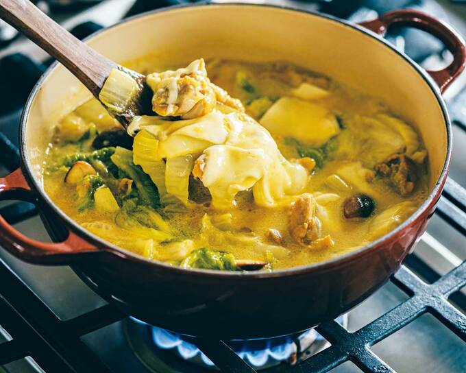 チーズ入れる画像