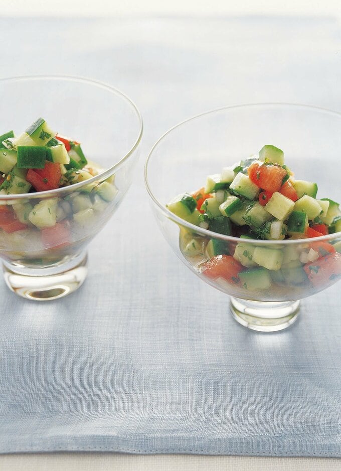 きゅうりのサルサ風サラダ