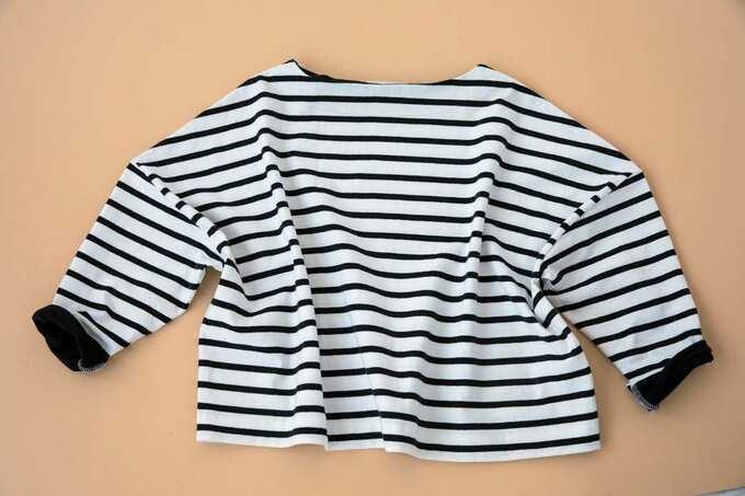ボーダーカットソー