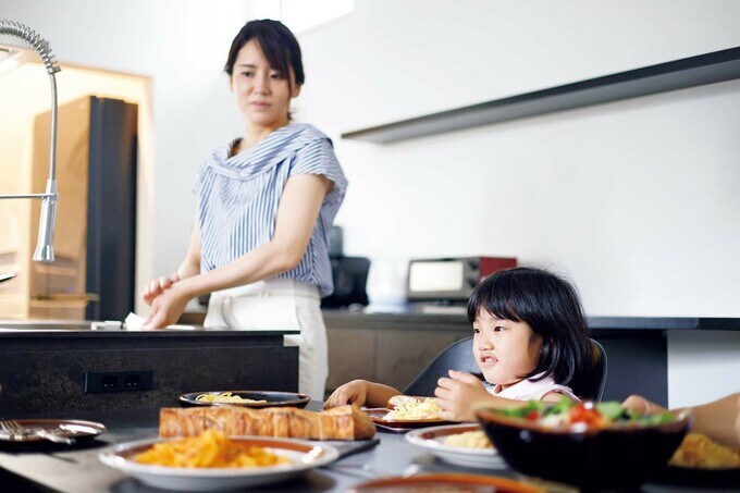 親子とキッチン