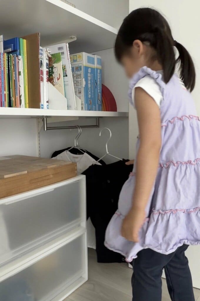Nozomiさん長女片付け