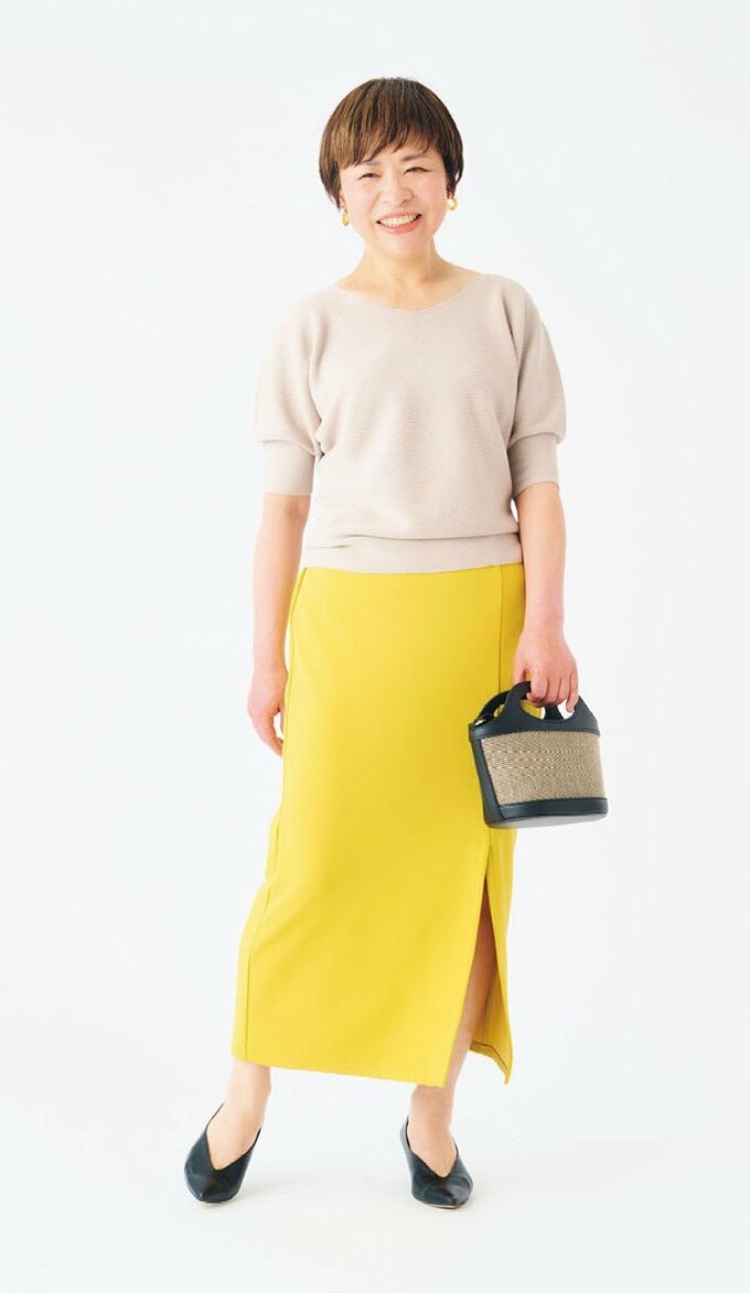 GUのスカートを使ったコーディネート