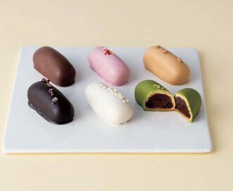 チョコがけ和菓子に食べられるクレヨン…新感覚和スイーツ4連発