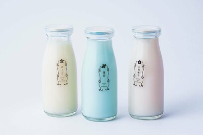 トイレの消臭にぴったり。牛乳ビンがかわいすぎる芳香剤