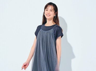 大人のあか抜けワンピースコーデ2選。「パジャマに見える…」悩みを解決