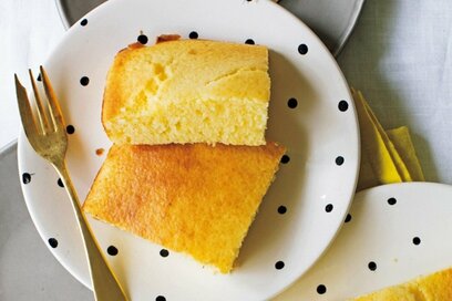 「ほうろうバット」で超簡単レモンケーキ。混ぜて焼くだけ、特別な型も必要なし！