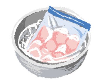 氷水解凍