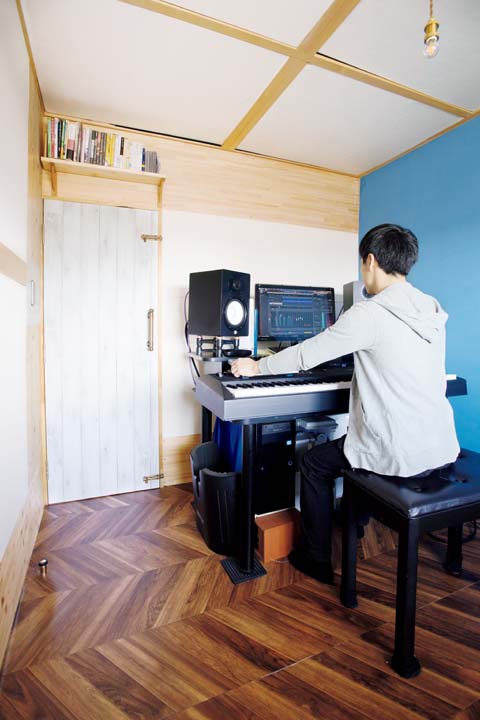 防音工事までDIYで行った夫の作業室