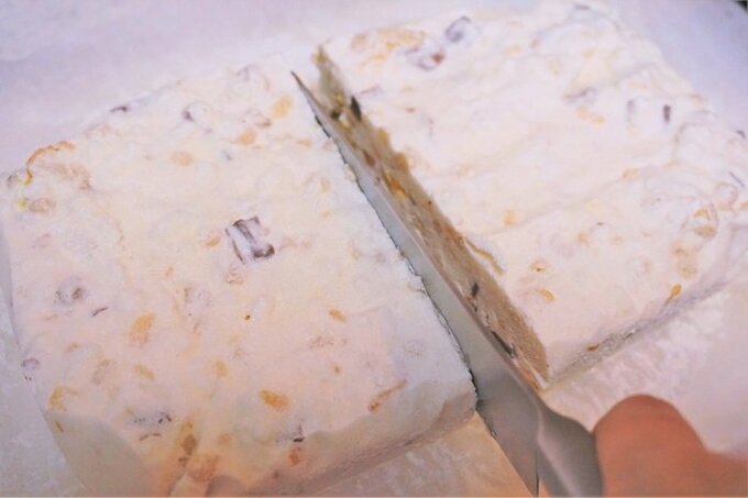 食べるときに包丁で好きなサイズにカット