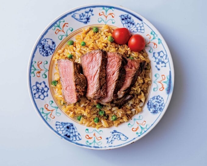 ガーリックステーキライス