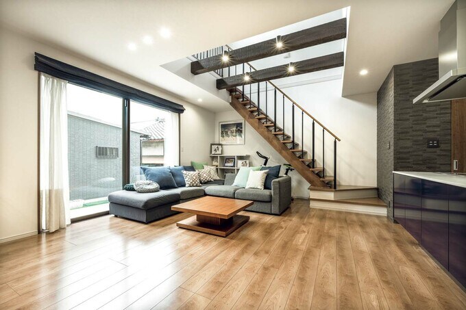 開放感のあるLDK