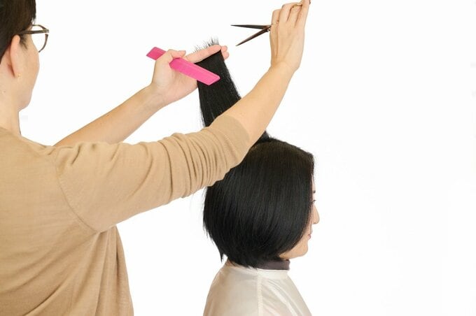 後頭部にレイヤーを入れる