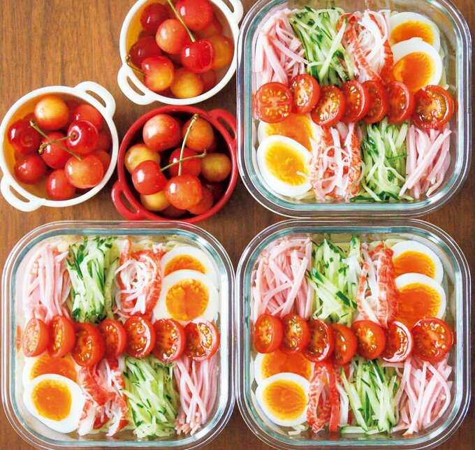 冷やし中華サクランボ