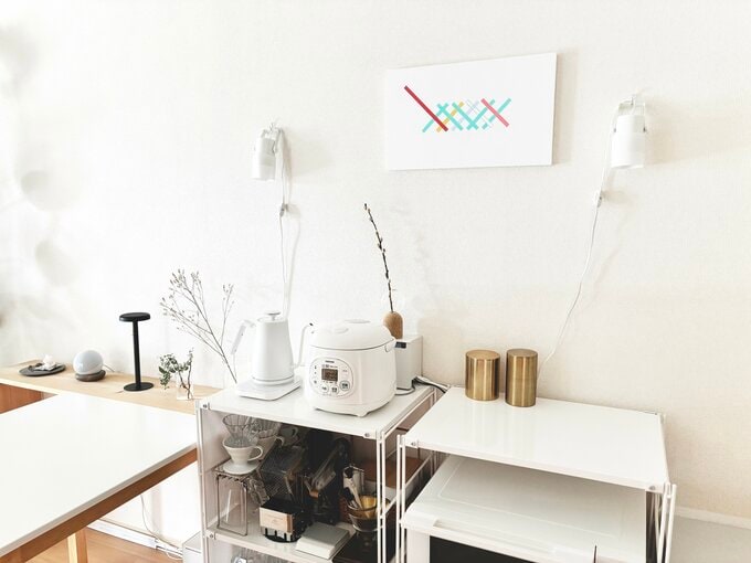 ものが少なく整理されている