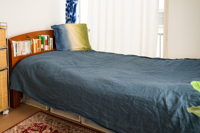 紫苑さん愛用のベッド