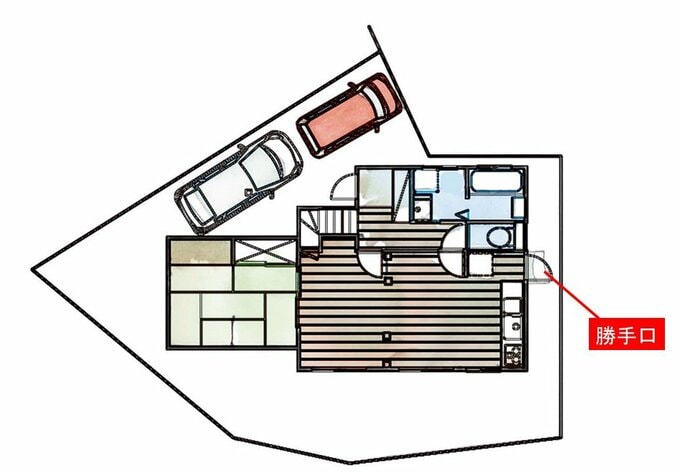以前の家の間取り