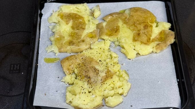 味付けをしたじゃがいも